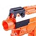 WORKER Top and Side Rail Adapter Picatinny Base Set for Nerf Stryfe Modify Toy Color Black