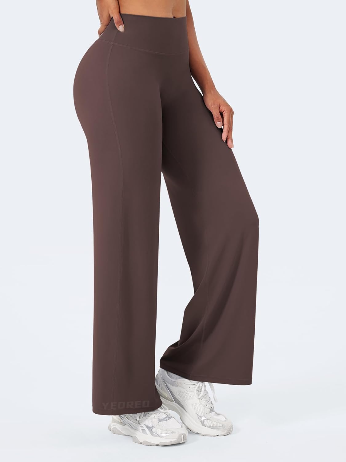 YEOREO Workout Leggings Womens No Front Seam Straight Leggings 29"/ 31.5"/ 33"/ 35" High Waist Buttery Eddiy Gym Yoga Pants - Image 8