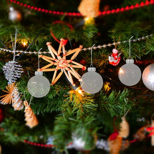 Boules de Noël transparentes incassables pour protéger vos décorations de sapin festives - 7