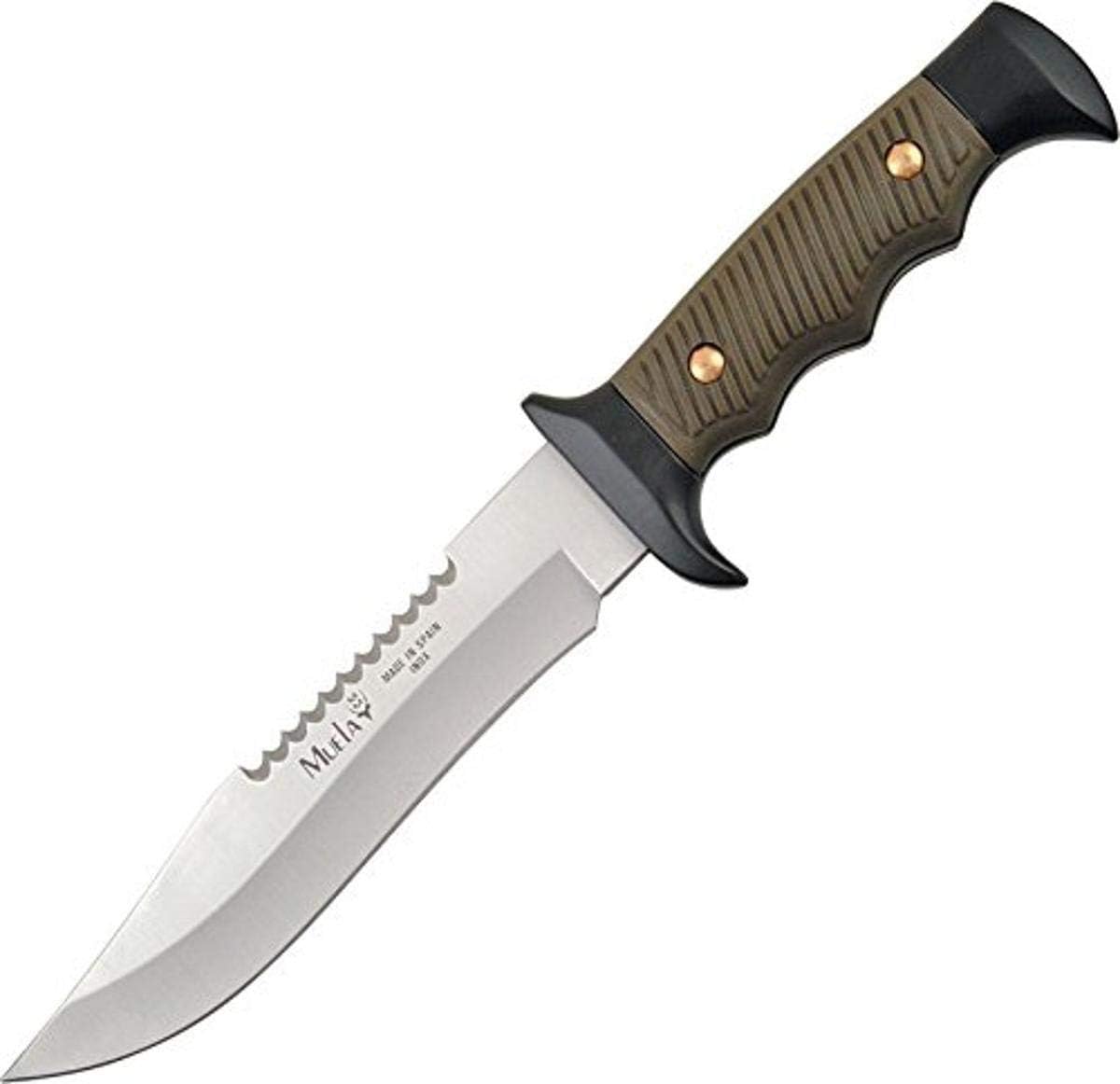 MUELA 5161 Nylon/Zamak Handle Survival Knife with ABS and Nylon Frog Sheath