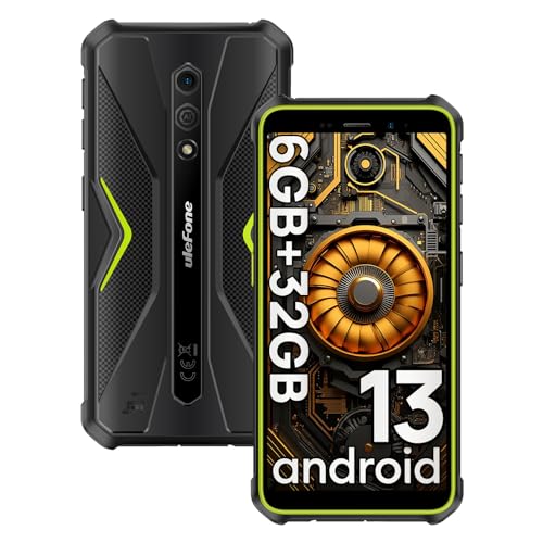 Ulefone Armor X12 Telephone Portable Incassable Android 13, 6Go Arm+32Go ROM/SD-256Go, Téléphone Étanche 5.45