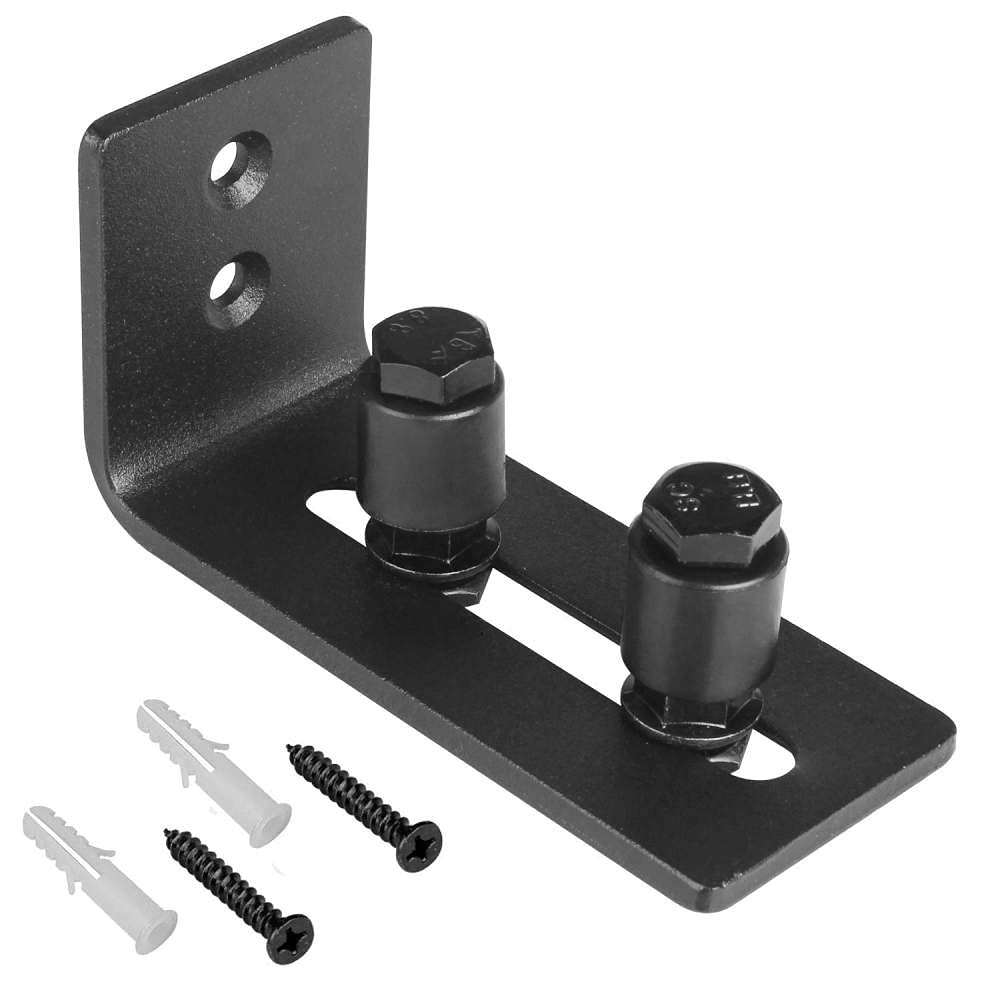 Guide de plancher porte grange coulissante fixation murale rouleau réglable