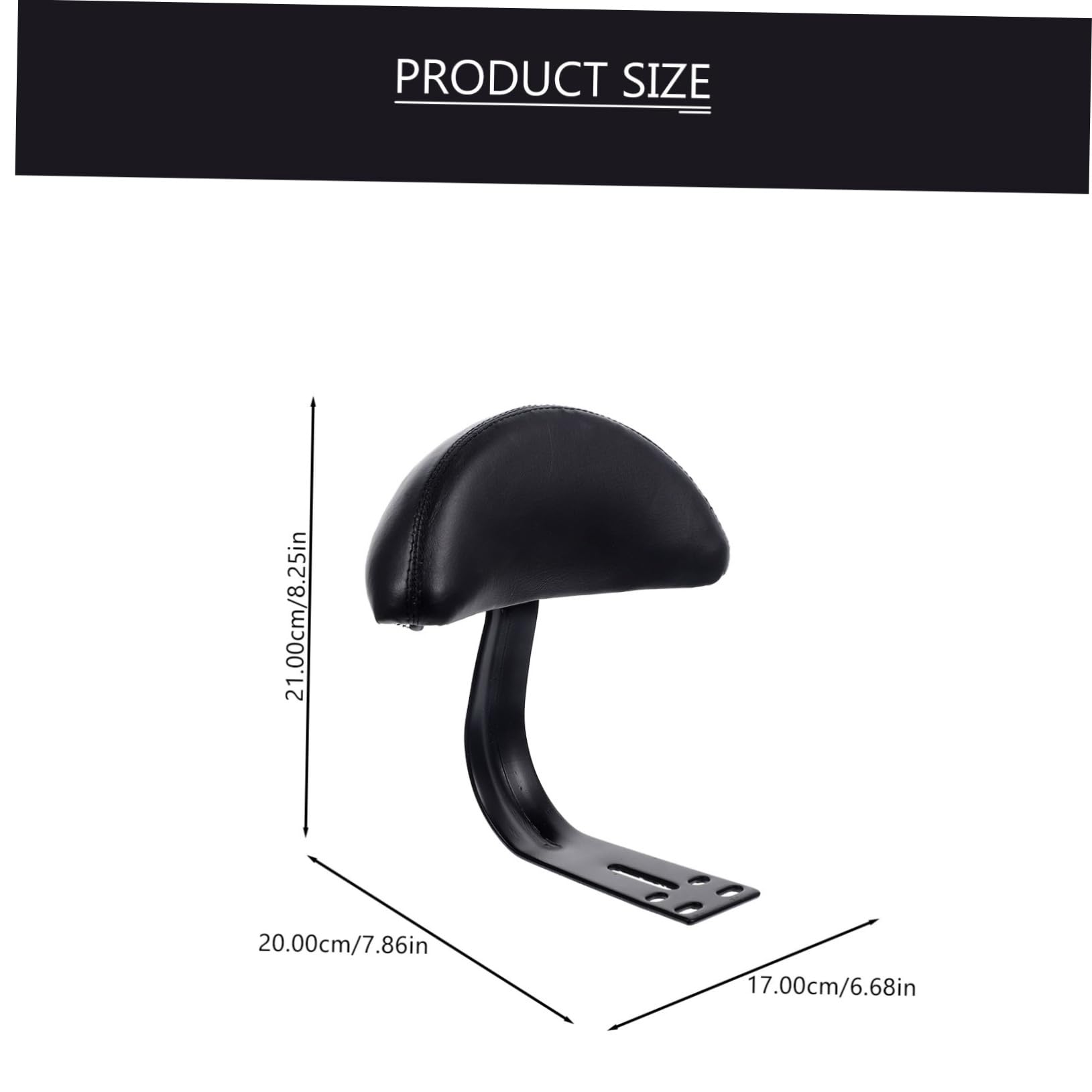 WOONEKY 1pezzi Schienale Posteriore per Bicicletta Poggiapiedi per Ragazzo Ragazza Ragazza Facile Installazione Robusto e Durevole Leggero Sicuro per Pedalata
