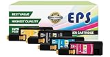 EPS 4PK Replacement High Yield Toner Set Compatible with DELL E525W (1 Black, 1 Cyan, 1 Yellow, 1 Magenta)