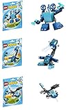 Lego Mixels Series 2 Frosticon Blue 3 Pack - Slumbo 41509, Lunk 41510 and Flurr 41511