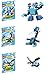 LEGO, Mixels Series 2 Bundle Set of Frosticons, Slumbo (41509), Lunk (41510), and Flurr (41511)
