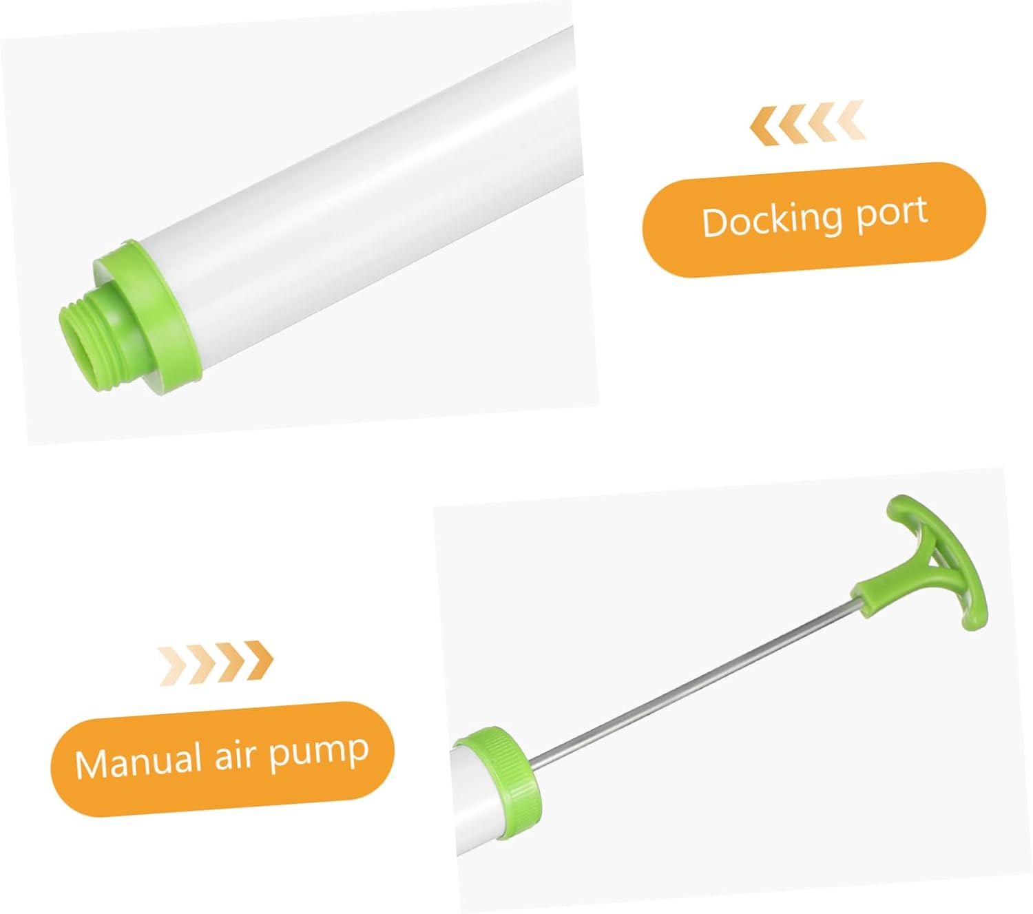 Handheld Plastic Manual Air Vacuum Pump Air Deflation Pump Specially Designed for Vacuum Storage Bags Compact Size Handhold Easy to Use Hard Plastic Construction Style
