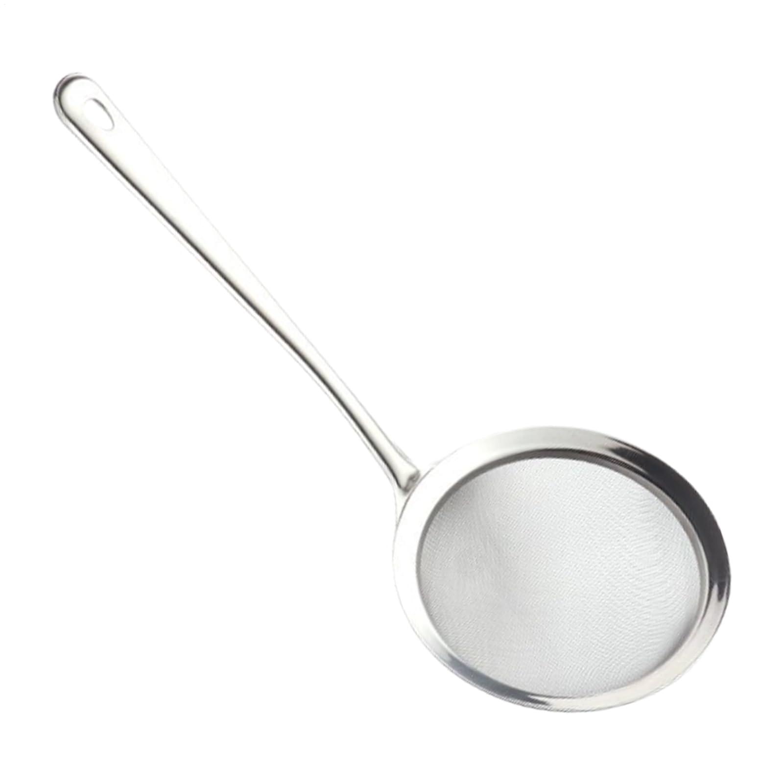 Sieve Fine Mesh Stainless Steel | Sieve Spoon for Oil Filter with Handle,Multi-Purpose Baking Cooking Sifter Filter for Quinoa Egg Pasta Juice Flour Coffee Rice Kitchen Dining