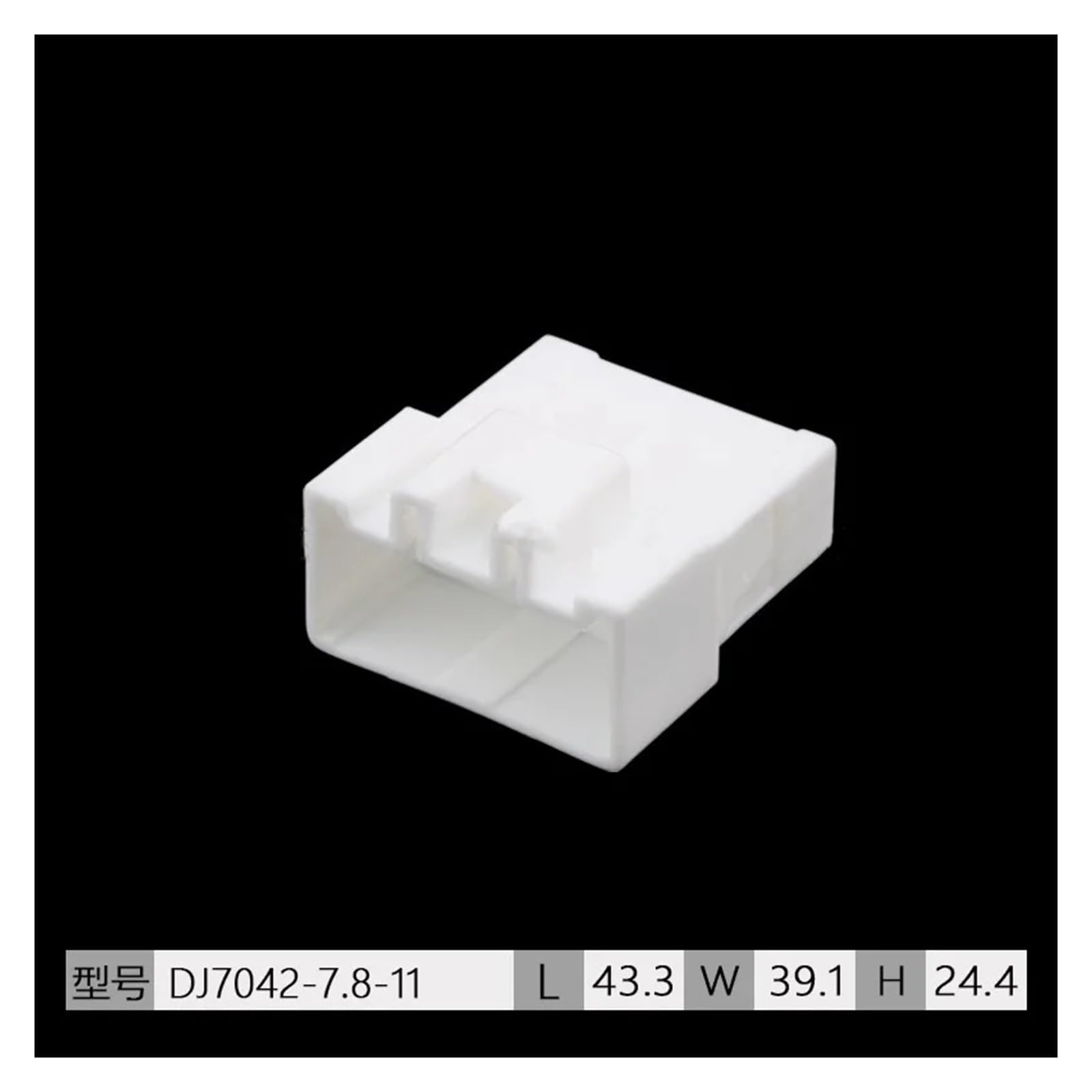 1-20Sets MG651926 4 Pin Männlich Weiblich Halter Gehäuse Elektrische Große Starkstrom Stecker Automotive Draht 7283-3040(Female Male,10 Sets)