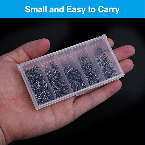 Realure 100 Pcs Rolling Fishing Swivels and Clips - Image 4