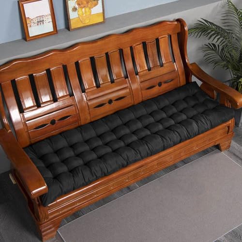 Coussin de banc de jardin haut de gamme capitonné en coton épais durable