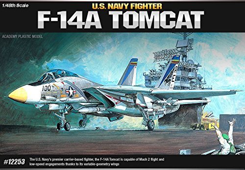 Amazon.com: 1/48 Academy 12253 U.S.Navy Fighter F-14A TOMCAT