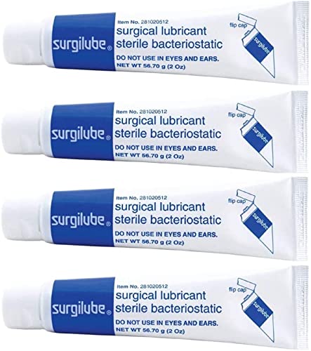 Surgilube Lubricating Jelly 2 Ounce 4 Pack
