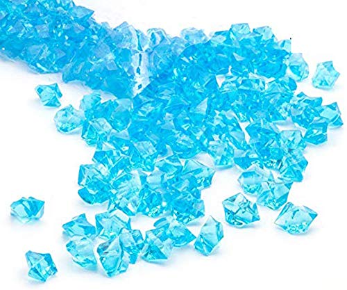 Firstly Clear Acrylic False Ice Cube Gemstones/Decorative Glass Pebbles for Home & Fish Aquarium Decorations (Aqua Blue, 100) (B0843GN2D6) Amazon Price History, Amazon Price Tracker