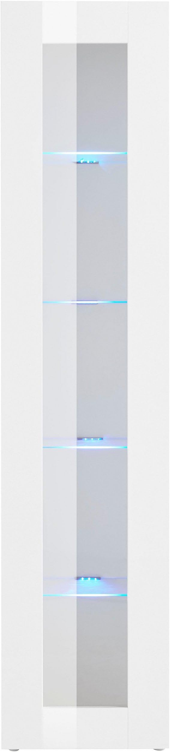 scaffetto tv bianco con porta per salotto