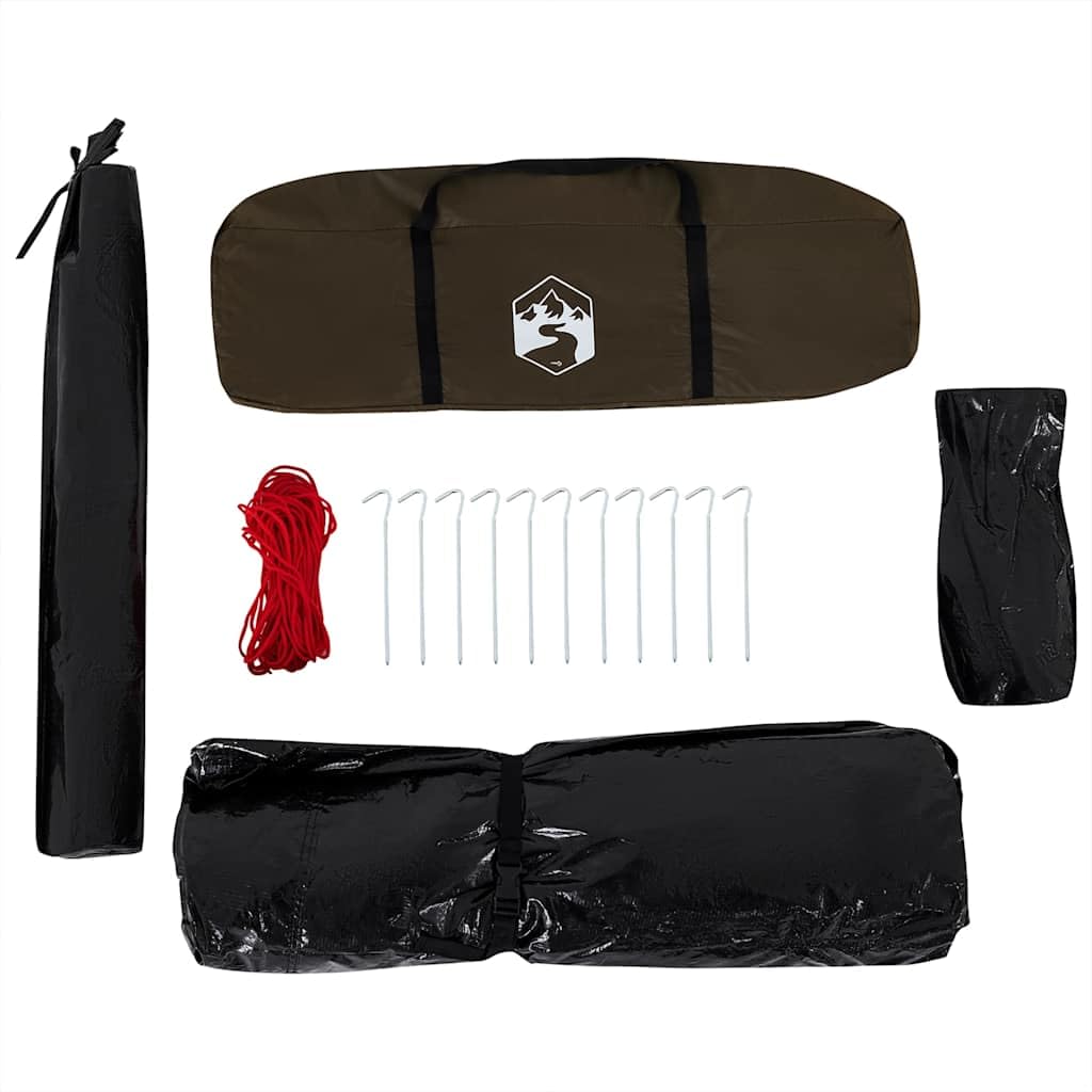 vidaXL Tente de Pêche 5 Personnes Imperméable Randonnée Terrasse Extérieur