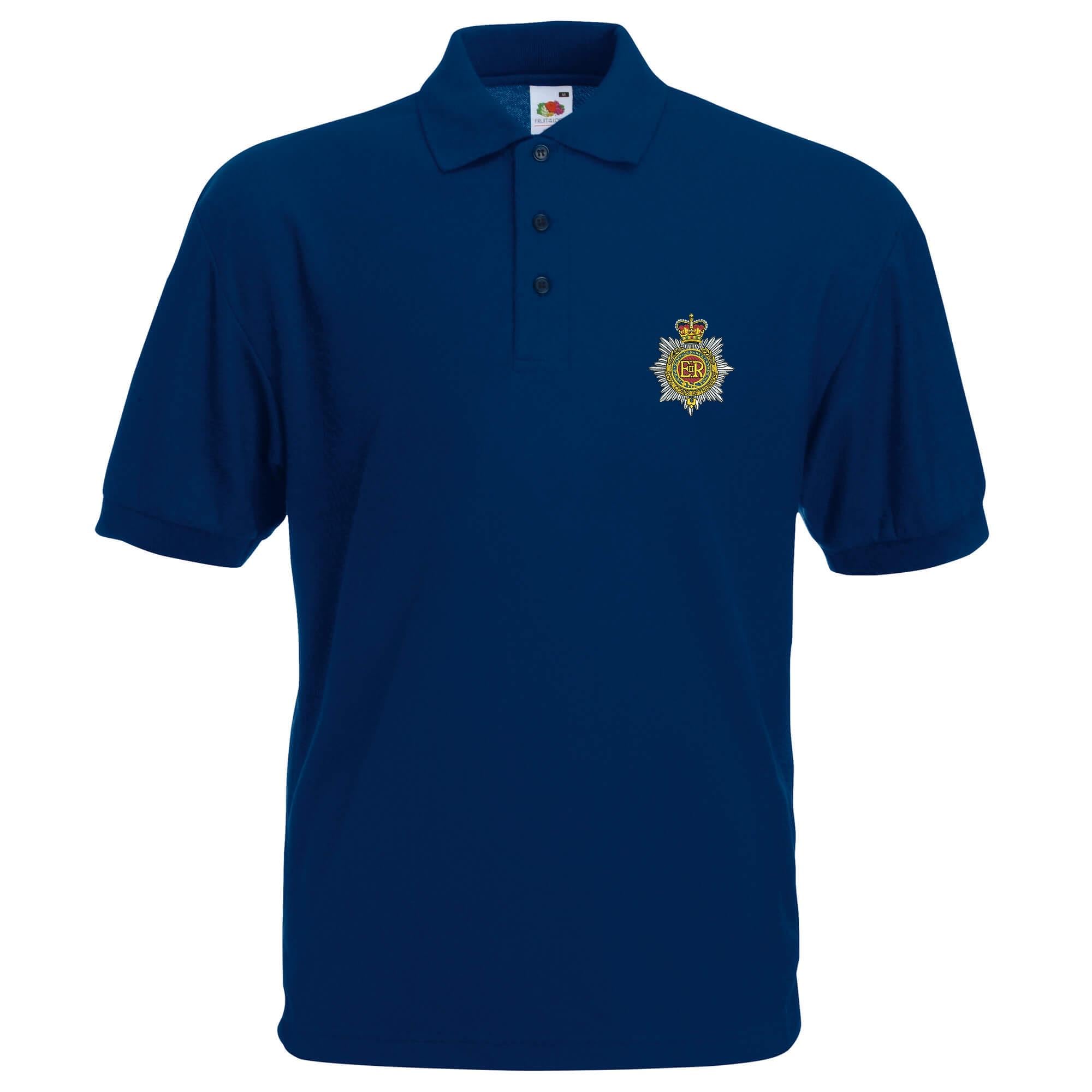 The Military Store Men's Navy Royal Corps Of Transport Embroidered Polo Shirt, Large
