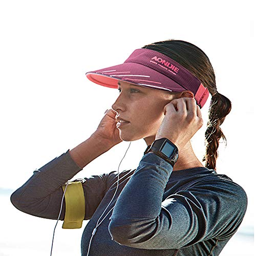 Visor Cap, Andoer Novo chapéu protetor solar ajustável masculino e feminino com aba larga à prova de