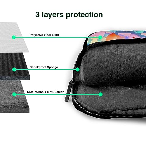 Sac ordinateur portable 13 pouces anti-rayures léger imprimé ballons