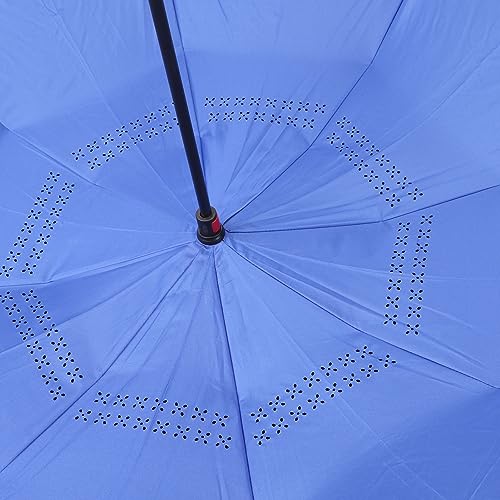 Guarda-chuva de Cabeça para Baixo Com Alça Em Forma de C, Alça Longa e Pólo Reto Guarda-chuva Revers