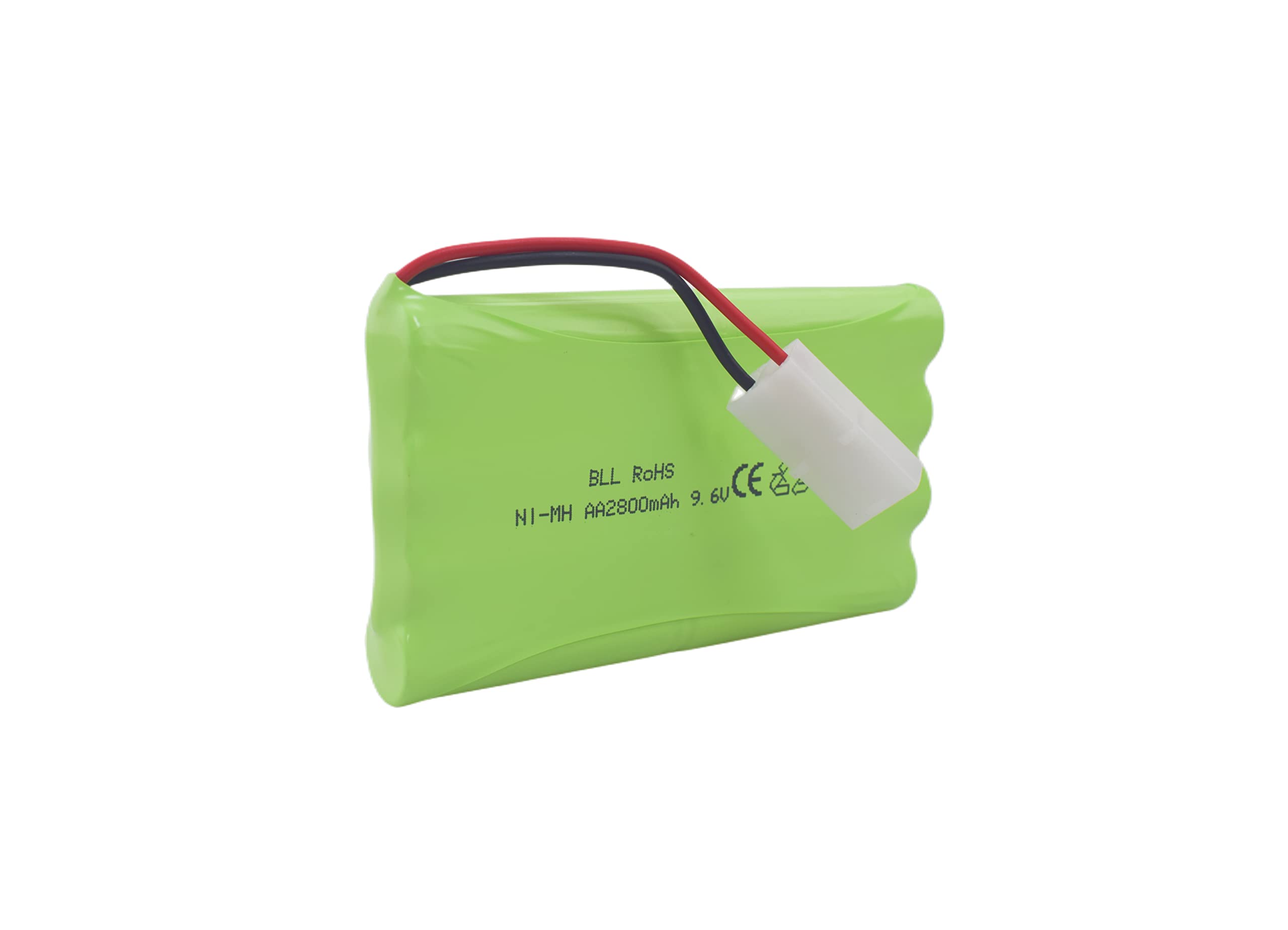 Batería 9.6V 2800mAh Con Cargador USB – Juego De 2 Para Coches RC, Camiones, Tanques Y Barcos Teledirigidos
