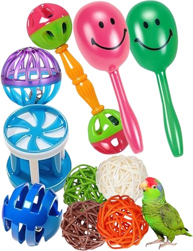 HEUHAI 10-Pack Bird Toys