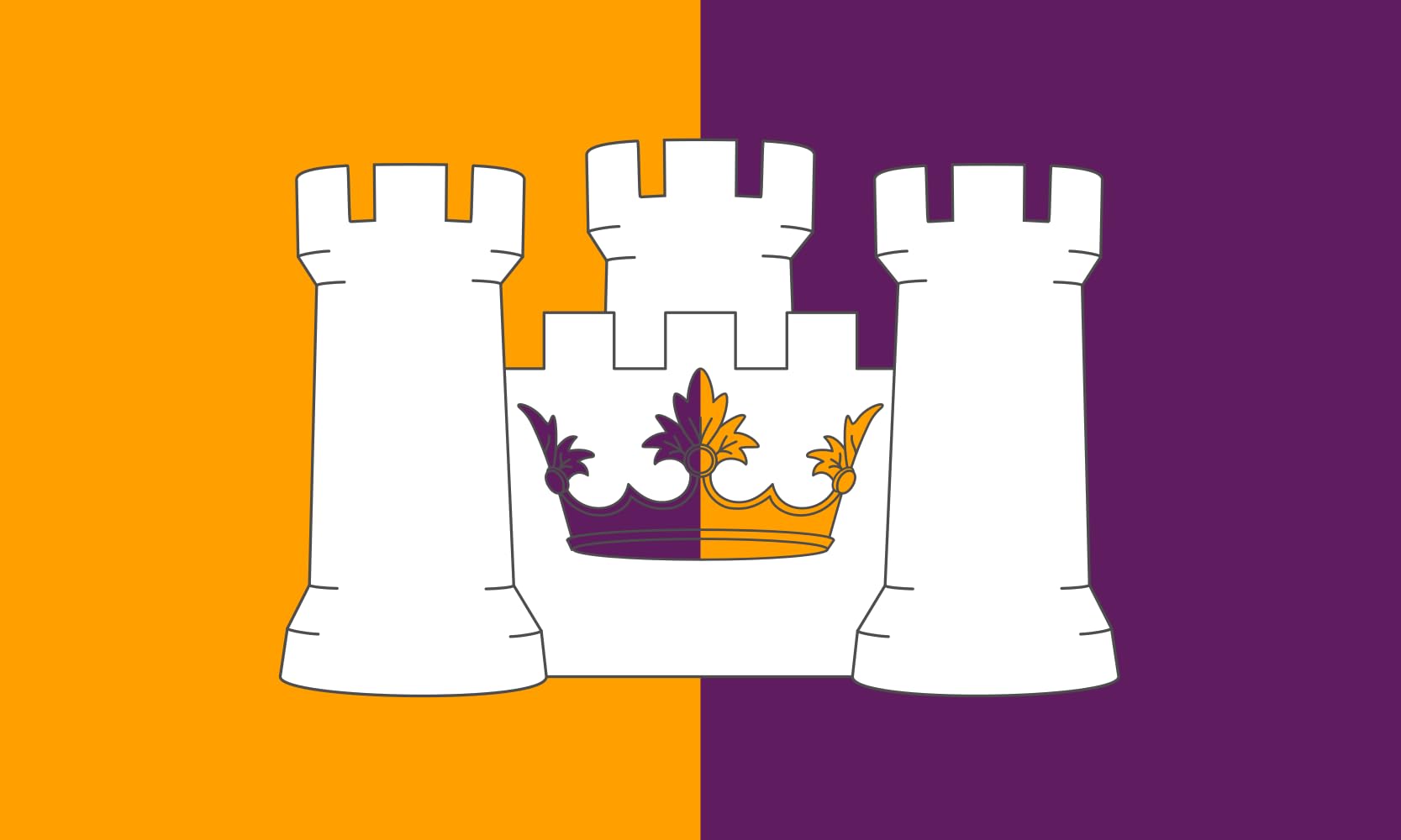 Drapeau d'Aberdeenshire grand format pour mât extérieur et événement celte