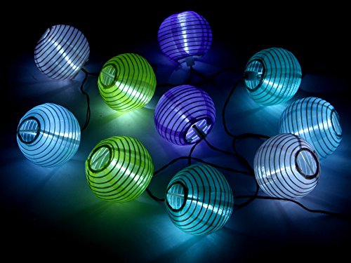 Preisvergleich Produktbild Outdoor Lights 8711252013671, Solar Lampionkette, Mehr farbig, 9.5 x 7 x 21 cm