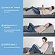 bonmedico Keilkissen Bett & Couch Rückenkissen und Beinkissen - Bequemes Lesekissen aus stabilem Schaumstoff - Kniekissen, Venenkissen für Entspannung und Schwangerschaft - Reflux Kissen - Standard