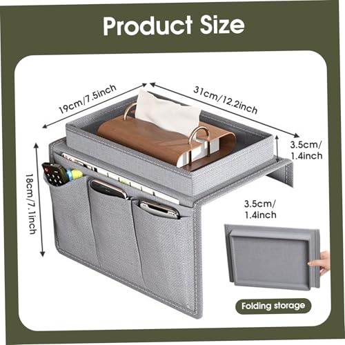 Plateau bras canapé pliable pour ne plus jamais perdre votre télécommande