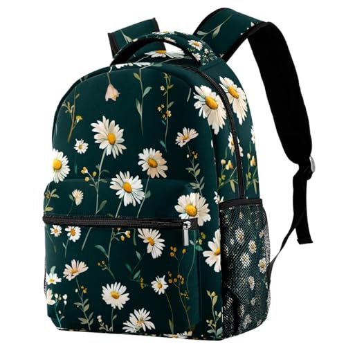 Sac à dos de campus vert foncé pour les cours et les sorties de week-end