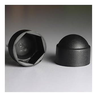 5/10/20/50pcs M3 M4 M5 M6 M8 M10 M12 M14 M16 M18 M20 M22 M24 Black White Dome Protection Cap Screw Covers Exposed Hex Plastic Nut Bolt Hand NutBlack,M16X23X27mm 5pcs