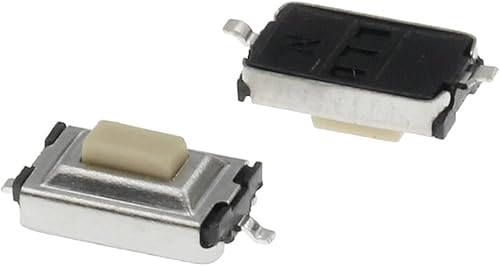 100PCS Touch Micro Switch 3X6X2.5MM 3 * 6 * 2.5 SMD White Button Head (Color  Bags)