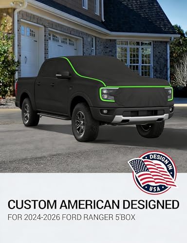 Image of Proadsy Custom Fit Car Cover for 2024-2026 Ford Ranger Waterproof Outdoor