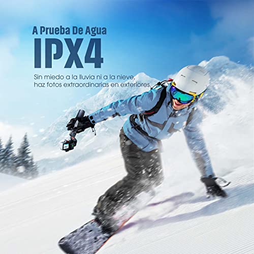 hohem iSteady Pro4, Gimbal Cámara de Acción Compatible con Gopro Hero 13/12/11/10/9/8/7/6/5/4, para Osmo Action 3/One R/Sony RX0, Estabilizador de 3 Ejes con 6 Modos,Carga útil 150g, IPX4 - imagen 7