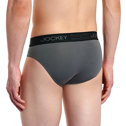 Image of Jockey IC31 Men's Supima Cotton Elastane Stretch Solid Brief with Ultrasoft Waistband (Pack of 2)