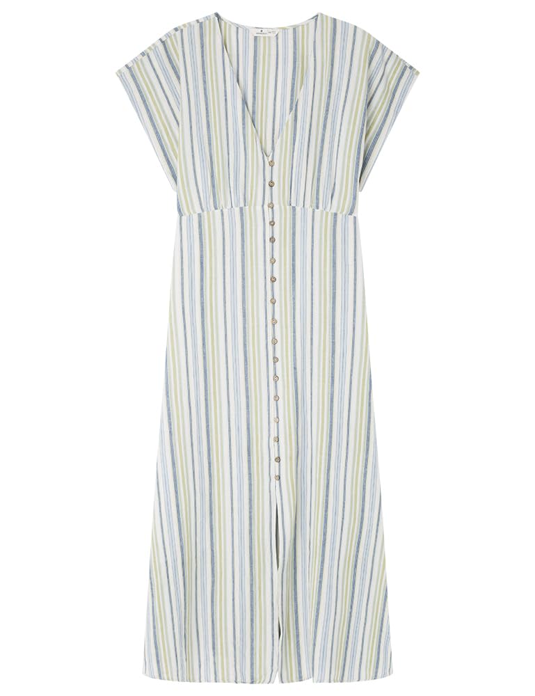 SPRINGFIELD Vestido Midi Botones Lino Mujer