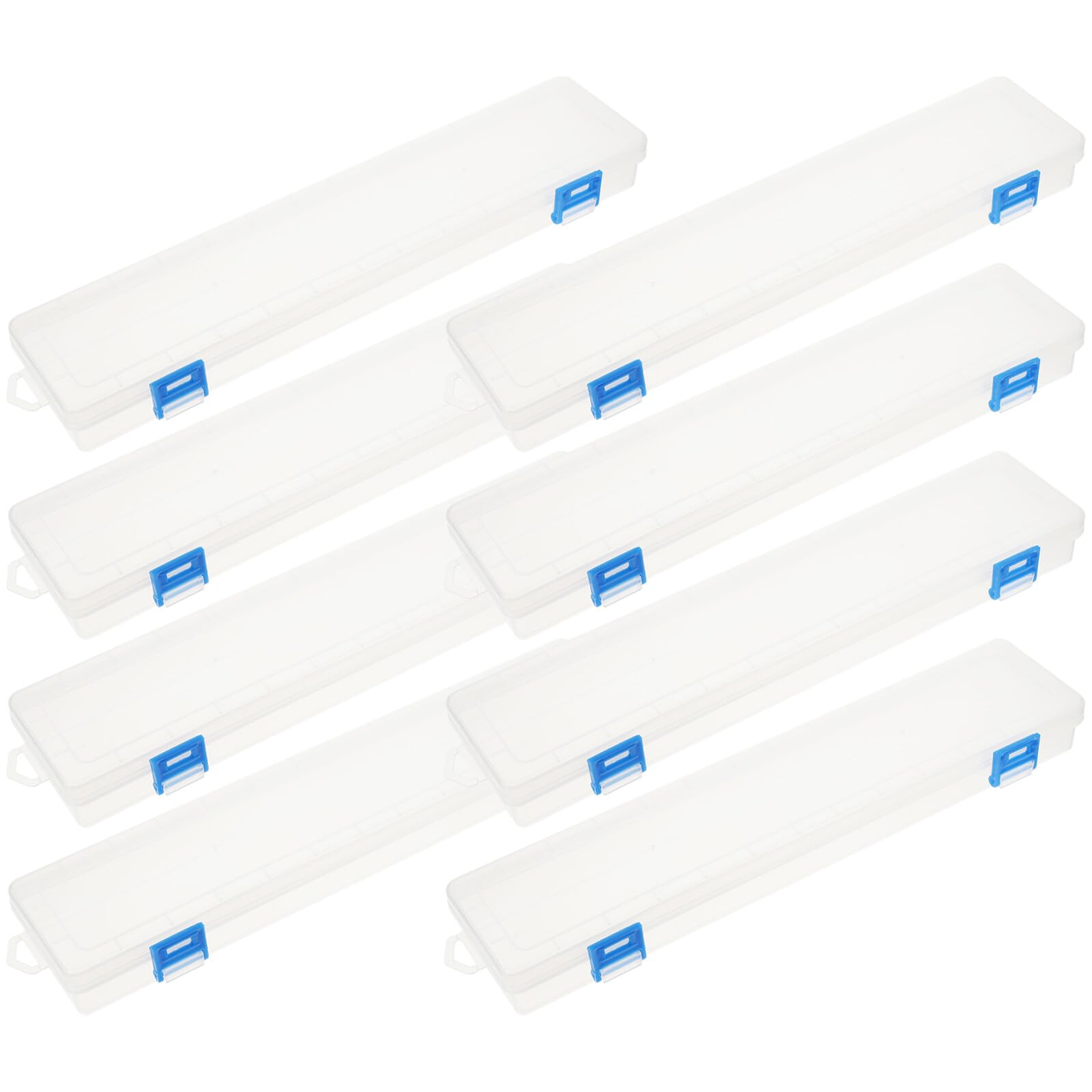 NOLITOY Estuche Transparente Almacenamiento y Organización Portátil Grande para Pinceles de Pintura Acrílica y Acuarela para Estudiantes y Artistas en Escuela y Hogar