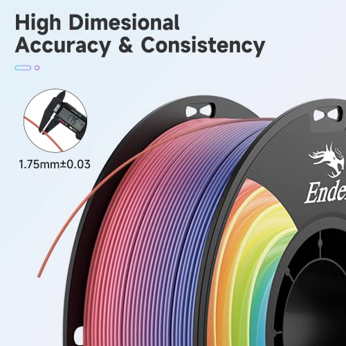 Image of Official 3D Printer Filament Ender PLA Pro Filament, Creality PLA+ 3D Printing Filament, Durable and Resistant, Smooth, Overhang Performance Dimensional Accuracy + /-0.02mm, 2.2lbs /Spool