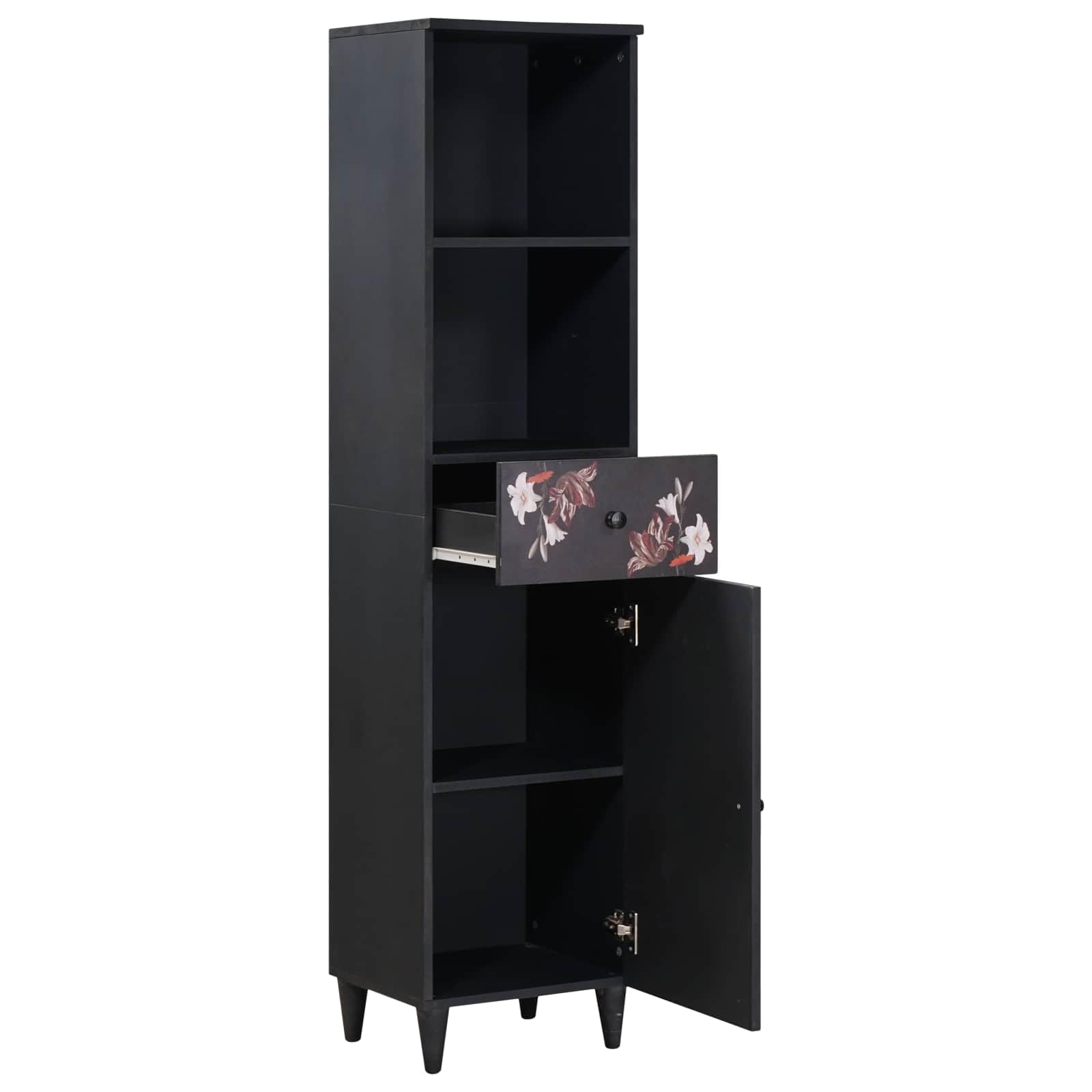 vidaXL Mueble de Cuarto de Baño Multicolor 38 x 33,5 x 160 cm, Baño, Moderno, un Espacio para relajación y Serenidad con Accesorios contemporáneos, líneas limpias y Acabados estilosos