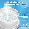 ASAKUKI 500ml Premium Essential Oil Diffuser with Remote Control, 5 in 1 Ultrasonic Aromatherapy Fragrant Oil Humidifier Vaporizer, Timer and Auto-Off Switch (White) #2