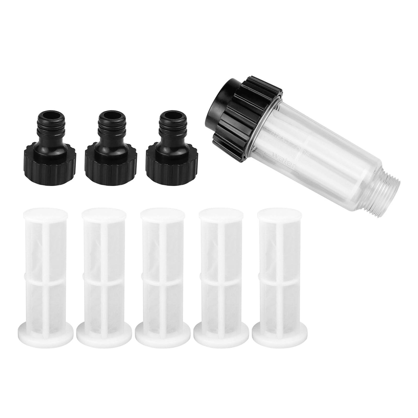 Garden Hose Inlet Filter for High Pressure Washer, 3 / 4inch Filter Attachment, Water Inlet Replacement in Line Water for Pressure Washer