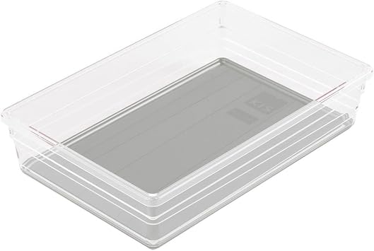 Kis "Sistemo Sorting Box, Transparent/Grey, 15 x 22.5 cm
