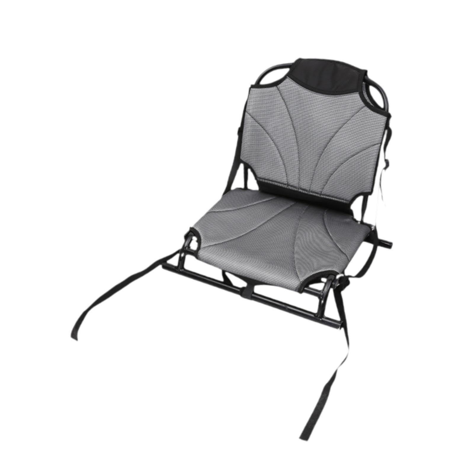 Asiento de kayak plegable Asiento de canoa compacto de repuesto Respaldo ajustable Ofrece comodidad Experiencia de canotaje cómoda Reemplazo de bote de rafting versátil