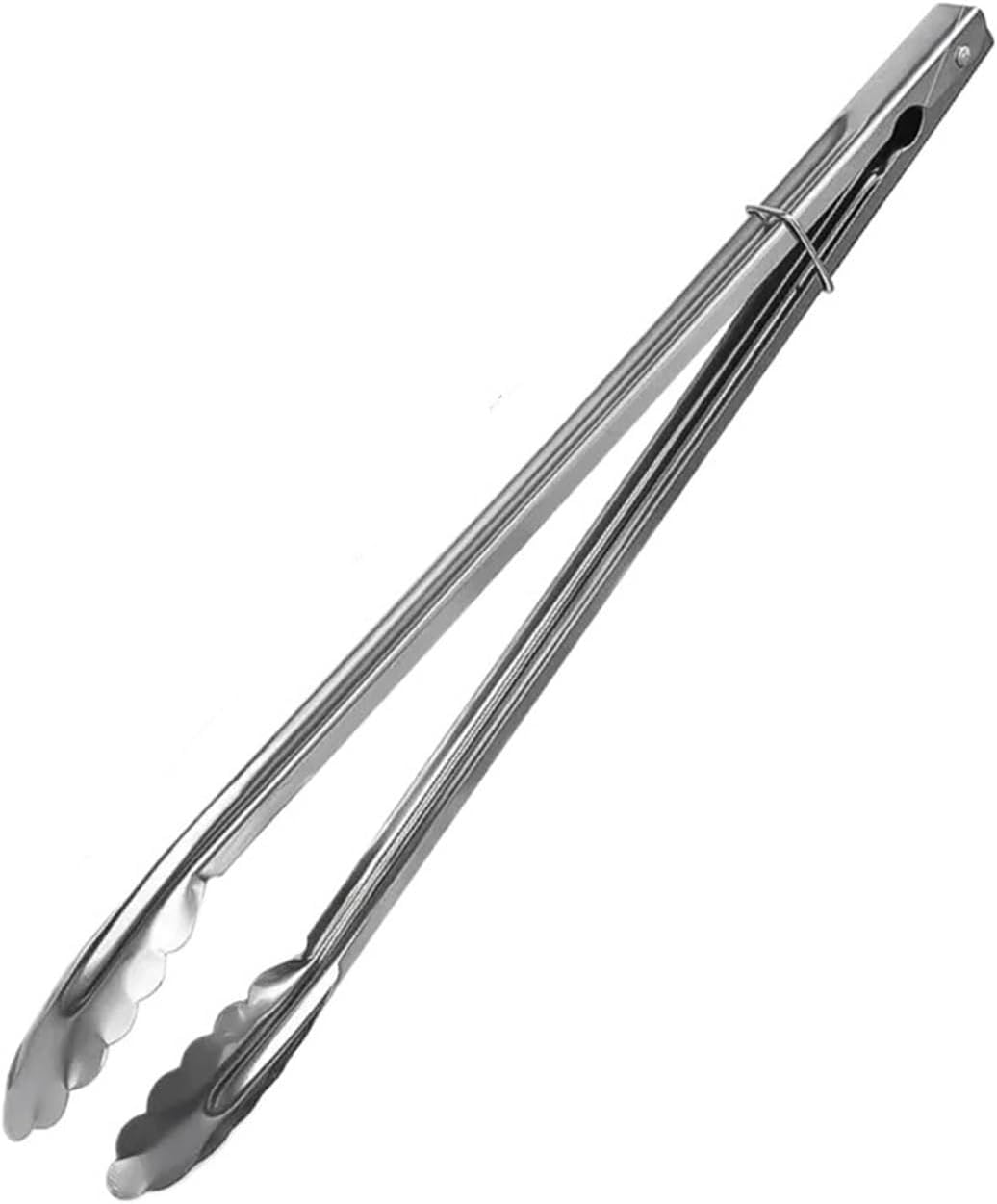 Pinzas de Cocina de Acero Inoxidable, 5 Piezas, Antideslizantes, de Acero Inoxidable, Pinzas para Alimentos, Parrilla, Carne, Pan, Clip para Servir, Barbacoa, Buffet, Abrazadera, Accesorios