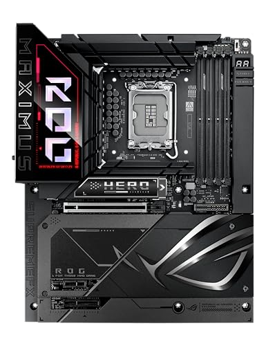 ROG Maximus Z890 Hero BTF Z890 LGA 1851 ATX Scheda madre, connettore nascosto, Advanced AI PC Ready, 22+1+2+2 stadi, DDR5, WiFi 7, 2.5G LAN, 6X M.2, PCIe 5.0, Thunderbolt 4, USB Type-C, AI - Scheda madre - Immagine 14