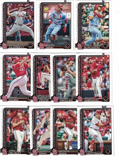 Saint Louis Cardinals 2025 Topps Team Set + 1990s Bonus