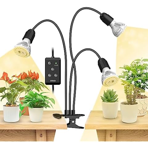 SANSI Lampe Horticole LED avec Minuterie 4/8/12H Cover