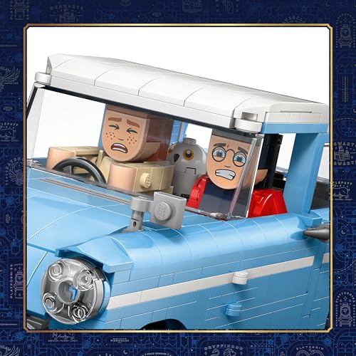 Image of LEGO Harry Potter Enchanted Flying Ford Anglia Car Toy Building Set for Display and Play - 76470