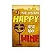 Past Time Signs PTS552 Happy Wine Vintage Metal Sign